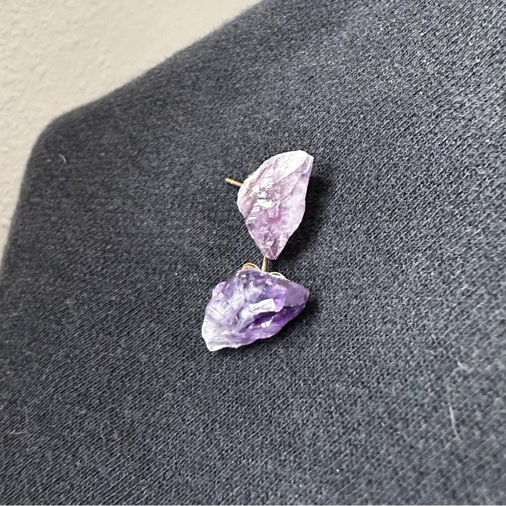 Handmade Amethyst earrings